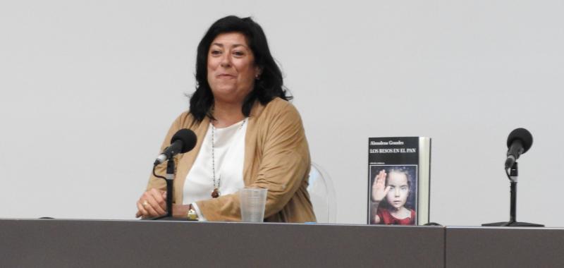 Almudena Grandes en la presentación de su nuevo libro